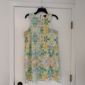 Floral Print Dress - Pastel Multi